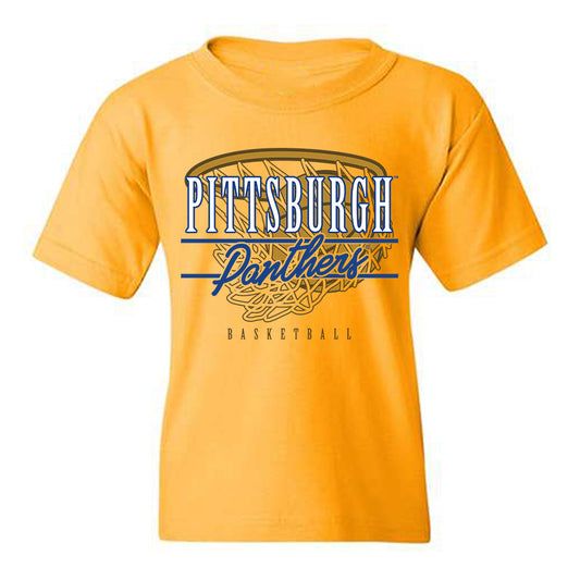 Pittsburgh - NCAA Men's Basketball : Dishon Jackson - Sports Shersey Youth T-Shirt-0