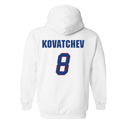 Florida - NCAA Men's Basketball : Alex Kovatchev - Sports Shersey Hooded Sweatshirt-1