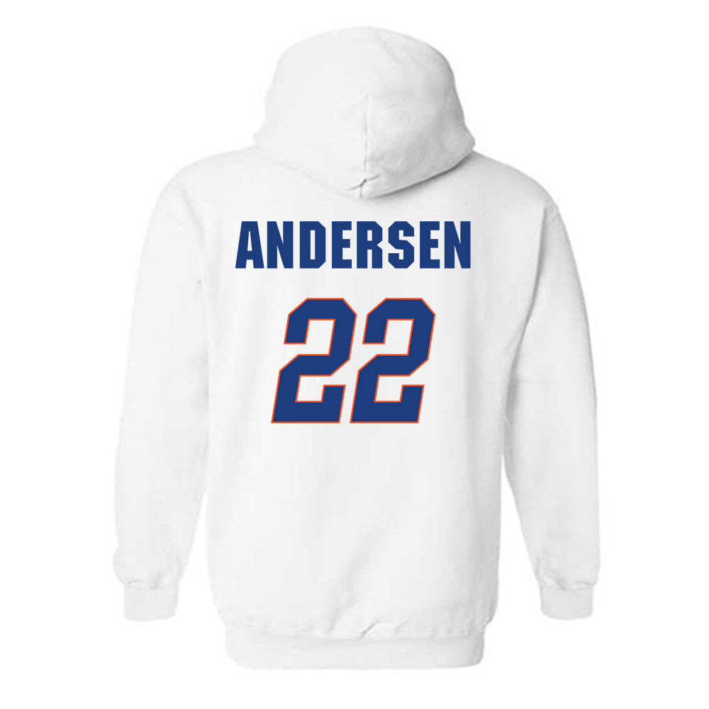 Florida - NCAA Men's Basketball : Bennett Andersen - Sports Shersey Hooded Sweatshirt