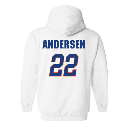 Florida - NCAA Men's Basketball : Bennett Andersen - Sports Shersey Hooded Sweatshirt