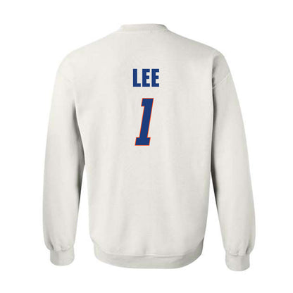 Florida - NCAA Men's Basketball : Xaivian Lee - Sports Shersey Crewneck Sweatshirt-1