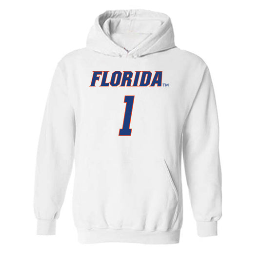 Florida - NCAA Women's Basketball : Jade Weathersby - Sports Shersey Hooded Sweatshirt-0