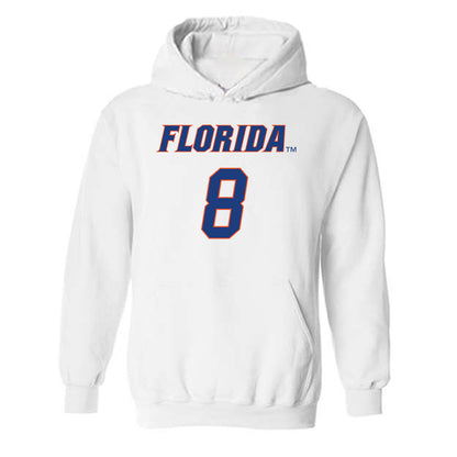 Florida - NCAA Men's Basketball : Alex Kovatchev - Sports Shersey Hooded Sweatshirt-0