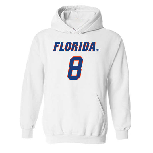 Florida - NCAA Men's Basketball : Alex Kovatchev - Sports Shersey Hooded Sweatshirt-0