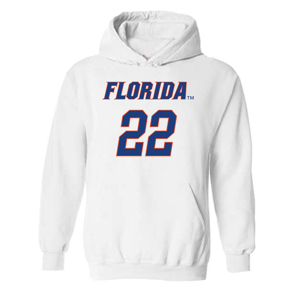 Florida - NCAA Men's Basketball : Bennett Andersen - Sports Shersey Hooded Sweatshirt