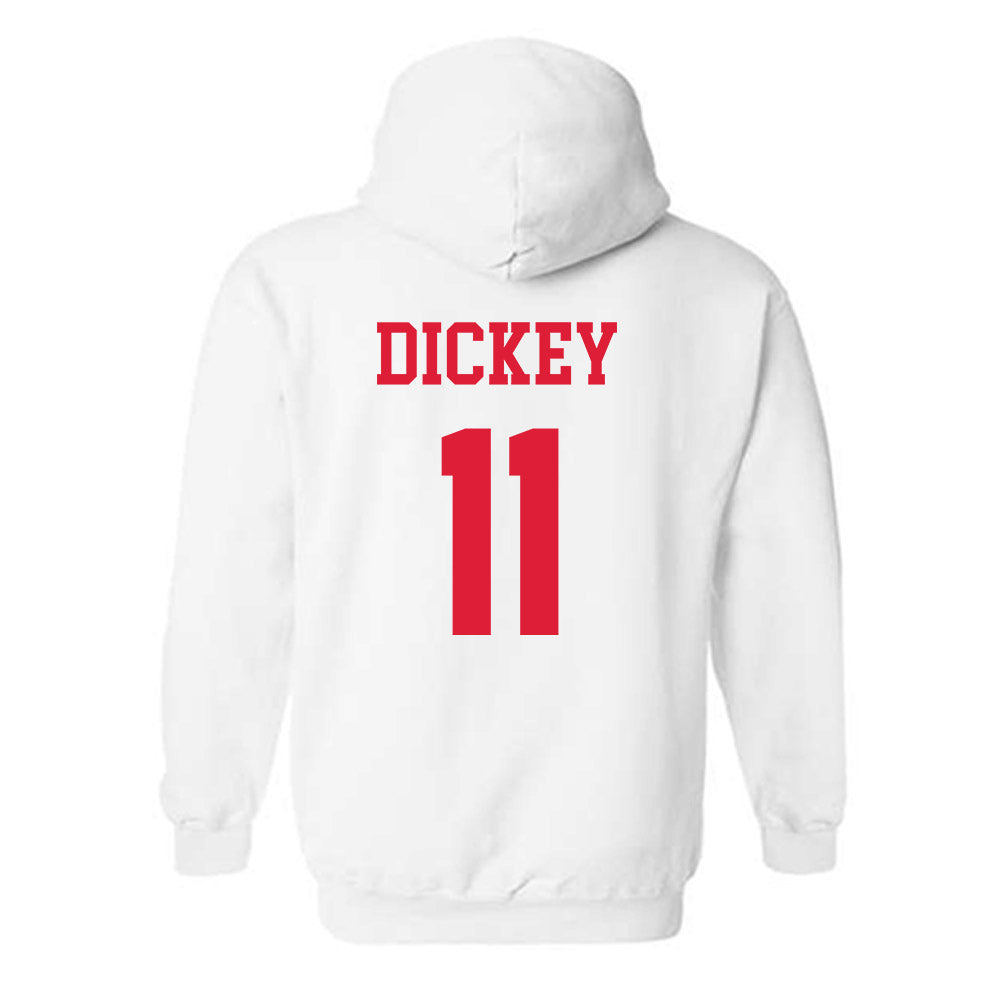 Dayton - NCAA Men's Basketball : Evan Dickey - Classic Shersey Hooded Sweatshirt-1