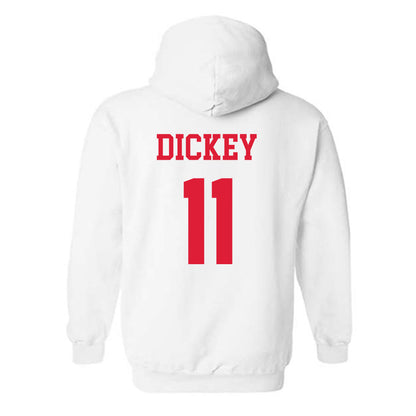 Dayton - NCAA Men's Basketball : Evan Dickey - Classic Shersey Hooded Sweatshirt-1