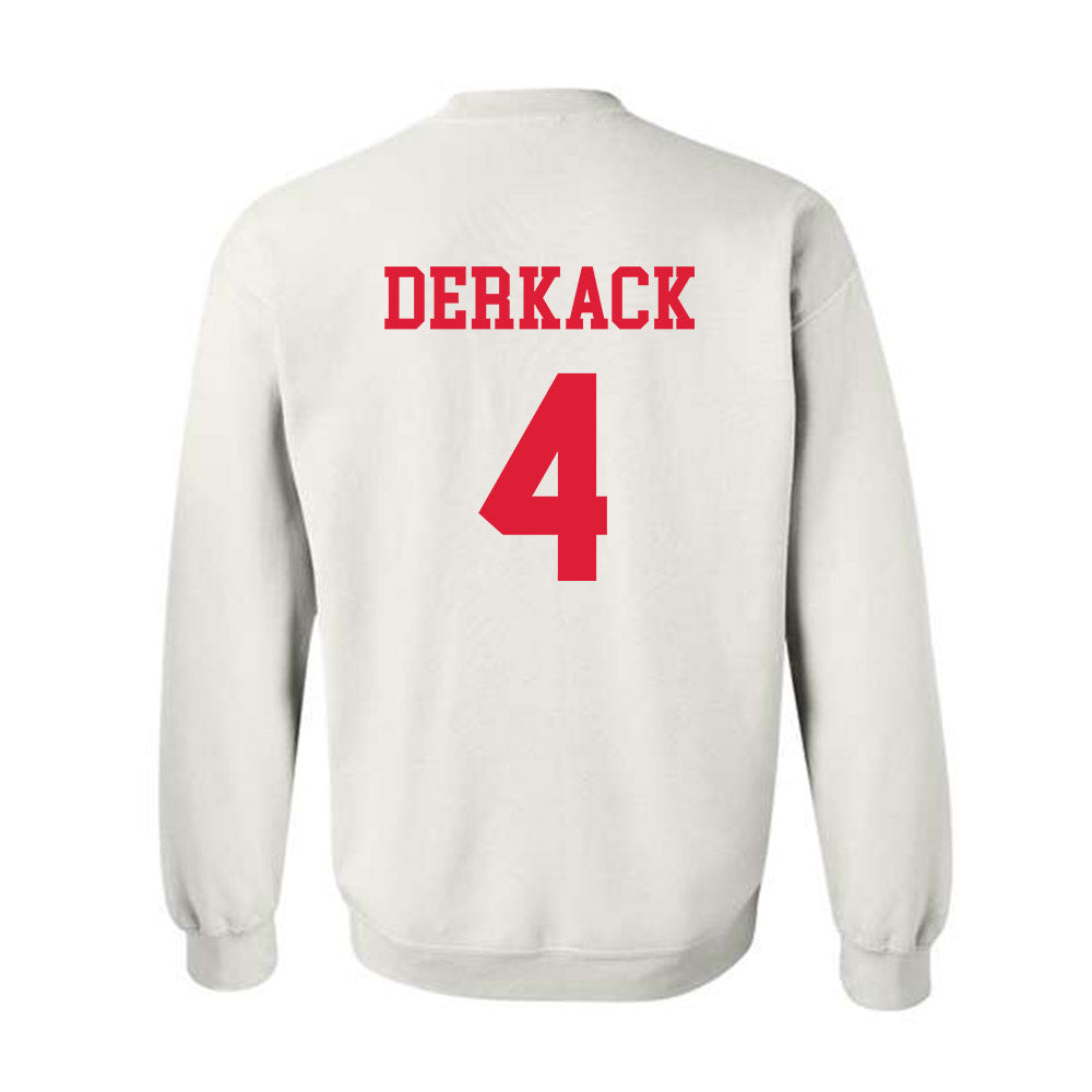 Dayton - NCAA Men's Basketball : Jordan Derkack - Classic Shersey Crewneck Sweatshirt-1