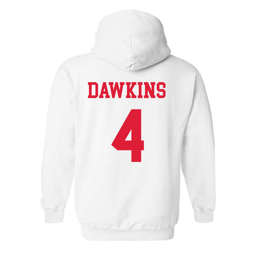 Dayton - NCAA Women's Basketball : Shantavia Dawkins - Classic Shersey Hooded Sweatshirt-1