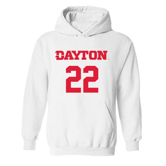 Dayton - NCAA Men's Basketball : Damon Friery - Classic Shersey Hooded Sweatshirt-0