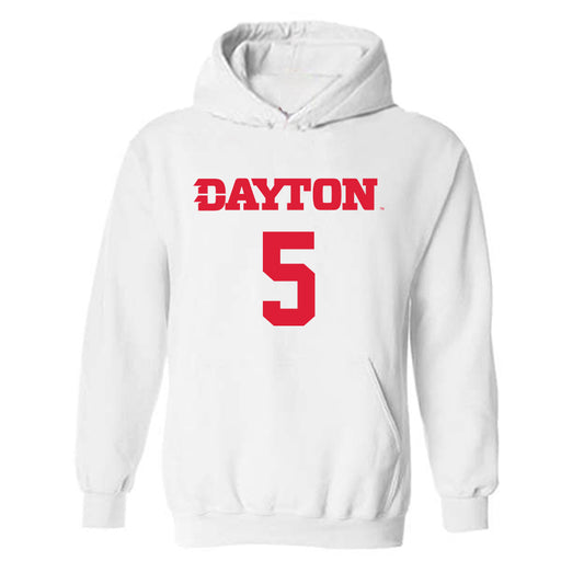 Dayton - NCAA Men's Basketball : Adam Njie Jr. - Classic Shersey Hooded Sweatshirt-0