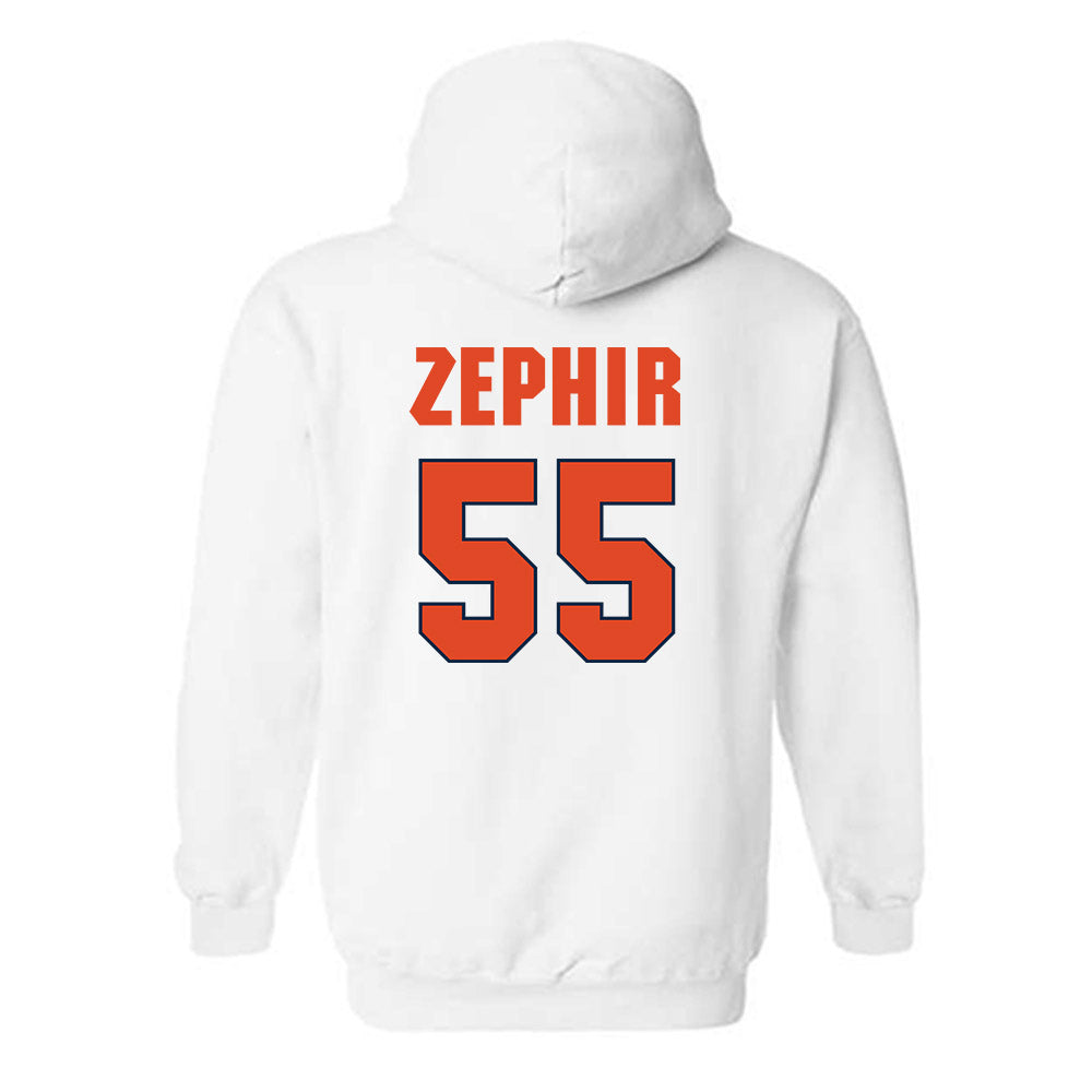 Syracuse - NCAA Men's Basketball : Bryce Zephir - Classic Shersey Hooded Sweatshirt-1