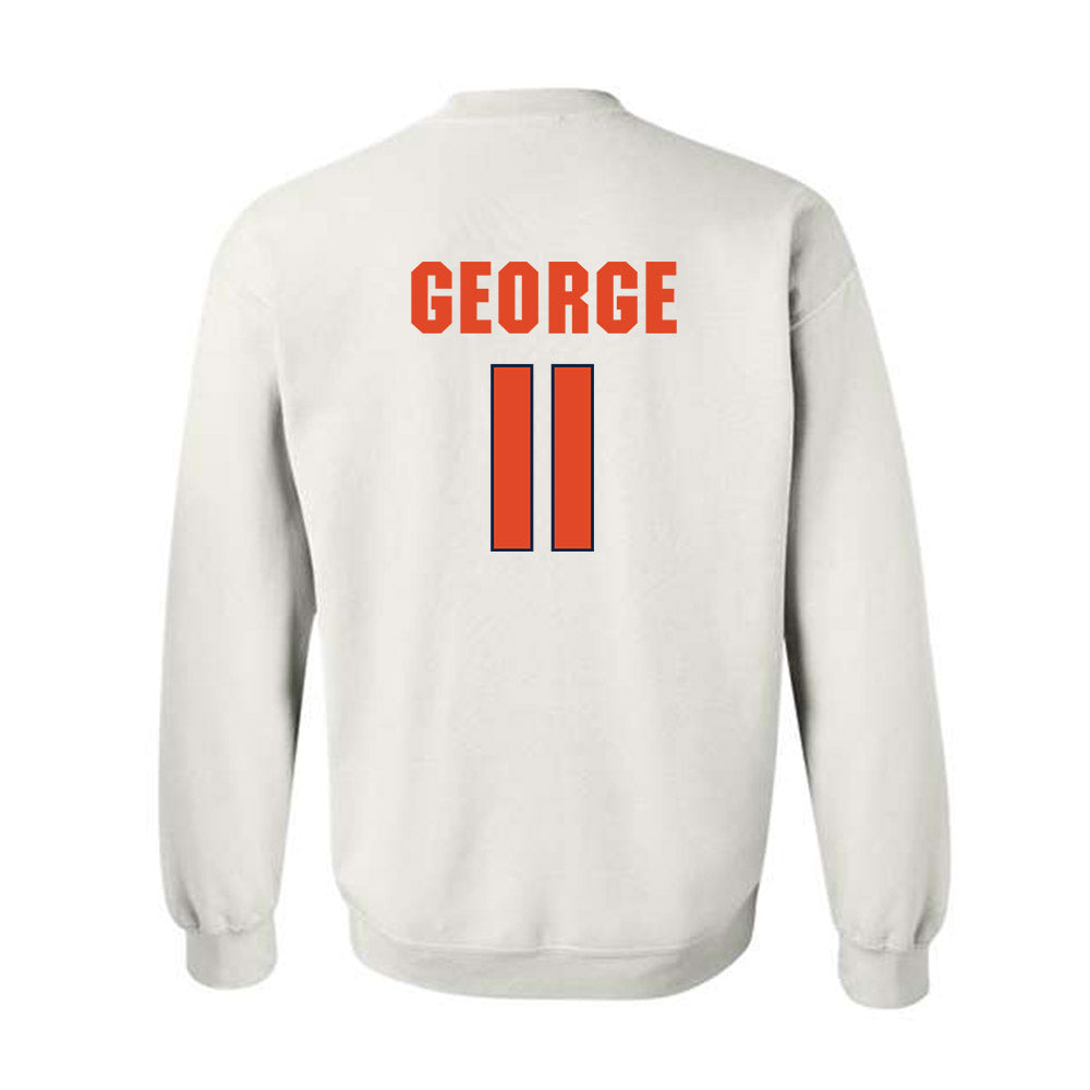 Syracuse - NCAA Men's Basketball : Naithan George - Classic Shersey Crewneck Sweatshirt-1
