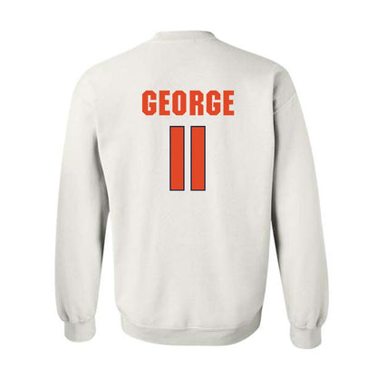 Syracuse - NCAA Men's Basketball : Naithan George - Classic Shersey Crewneck Sweatshirt-1