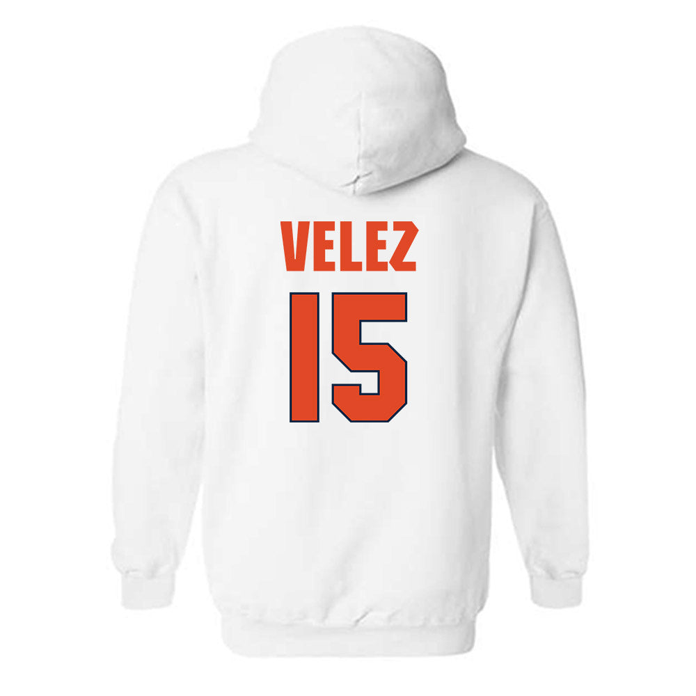 Syracuse - NCAA Women's Basketball : Angellica Velez - Classic Shersey Hooded Sweatshirt