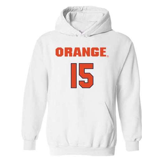 Syracuse - NCAA Women's Basketball : Angellica Velez - Classic Shersey Hooded Sweatshirt