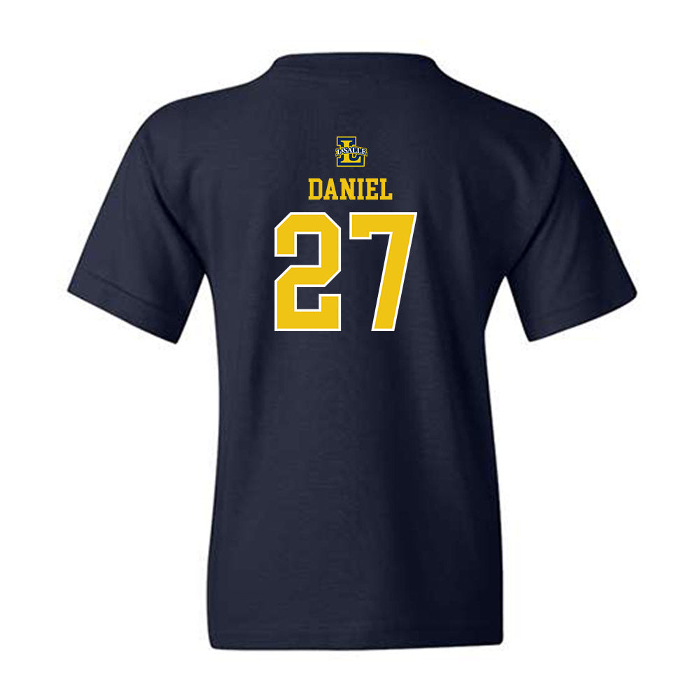 La Salle - NCAA Men's Basketball : Edwin Daniel - Sports Shersey Youth T-Shirt-1