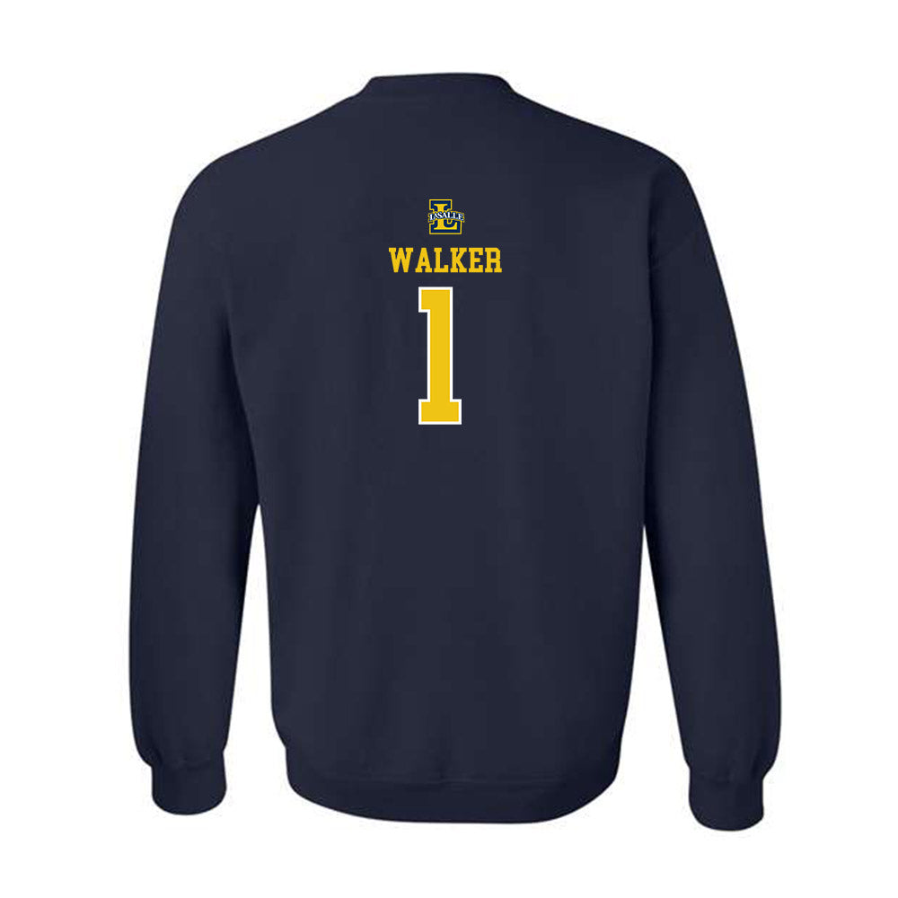 La Salle - NCAA Men's Basketball : Ashton Walker - Sports Shersey Crewneck Sweatshirt-1