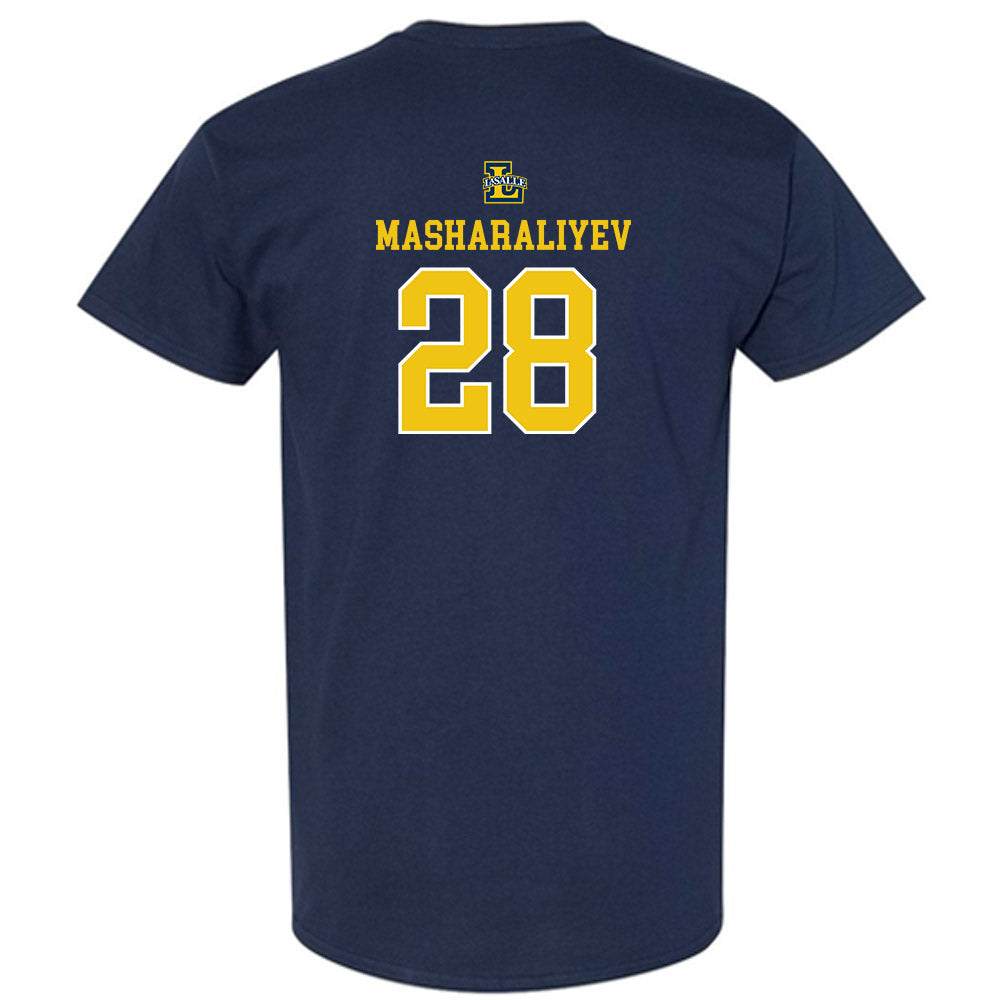 La Salle - NCAA Men's Basketball : Arlan Masharaliyev - Sports Shersey T-Shirt-1