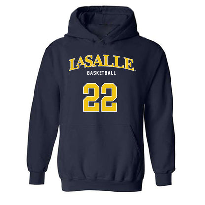 La Salle - NCAA Women's Basketball : Yar Manyiel - Sports Shersey Hooded Sweatshirt-0
