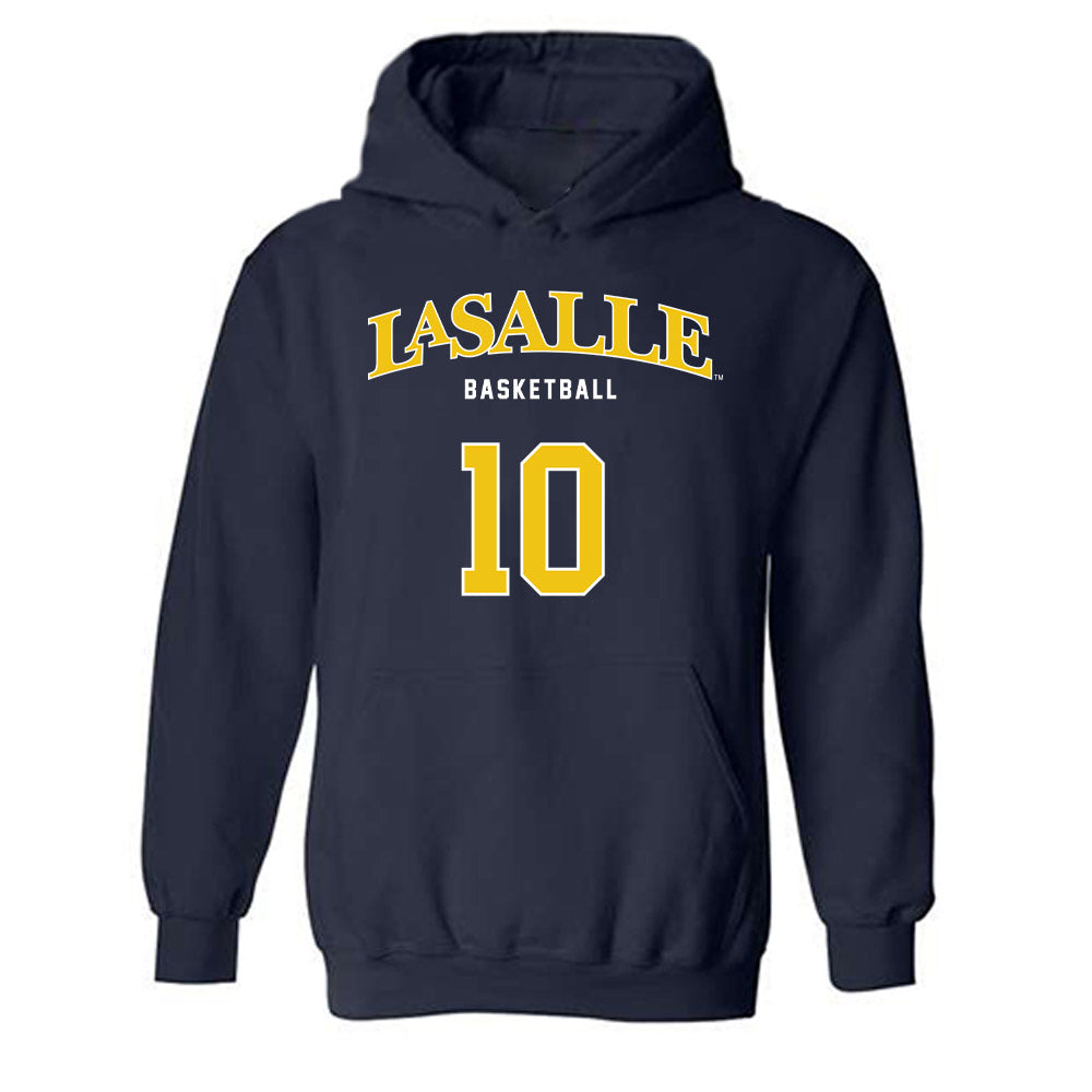 La Salle - NCAA Women's Basketball : Ivona Miljanic - Sports Shersey Hooded Sweatshirt-0