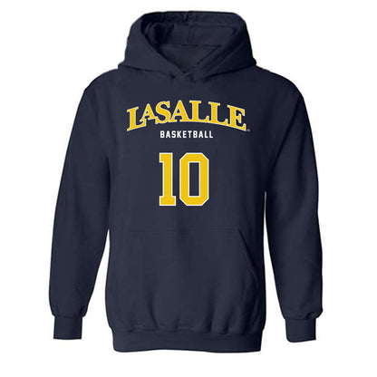 La Salle - NCAA Women's Basketball : Ivona Miljanic - Sports Shersey Hooded Sweatshirt-0