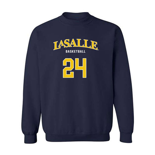 La Salle - NCAA Women's Basketball : Kiara Williams - Sports Shersey Crewneck Sweatshirt-0