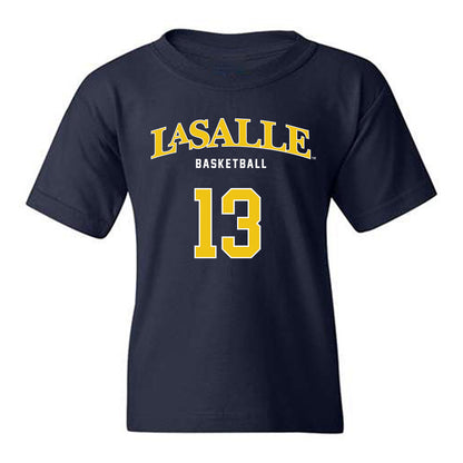 La Salle - NCAA Men's Basketball : Maximillian Lipacis - Sports Shersey Youth T-Shirt-0