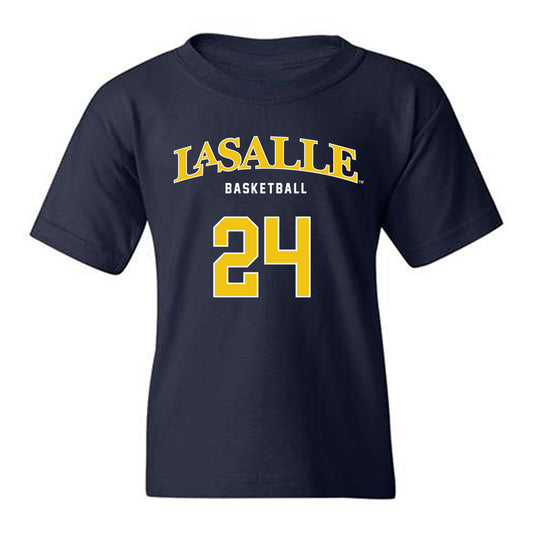 La Salle - NCAA Men's Basketball : Deuce Jones - Sports Shersey Youth T-Shirt-0