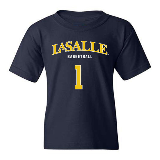 La Salle - NCAA Men's Basketball : Ashton Walker - Sports Shersey Youth T-Shirt-0