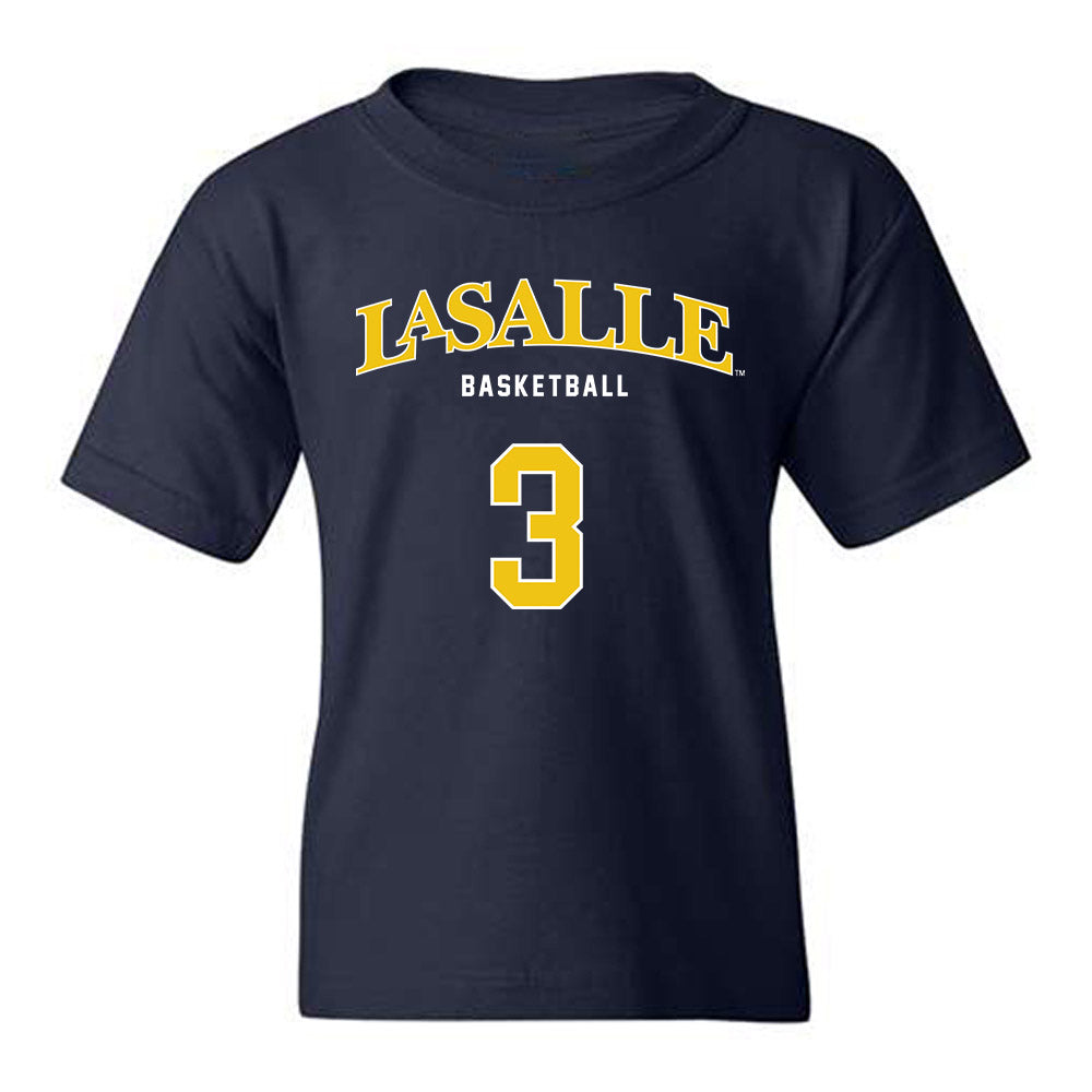 La Salle - NCAA Men's Basketball : Eric Acker - Sports Shersey Youth T-Shirt-0