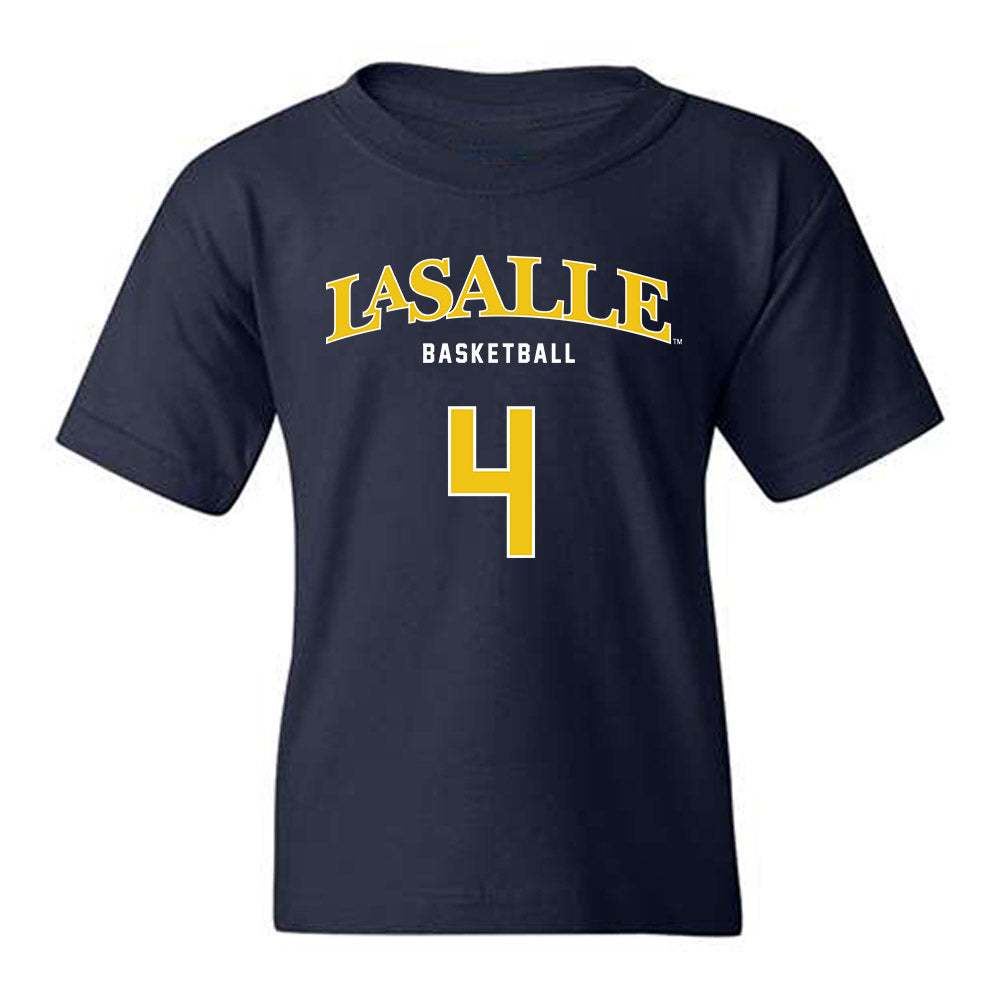 La Salle - NCAA Men's Basketball : Truth Harris - Sports Shersey Youth T-Shirt-0