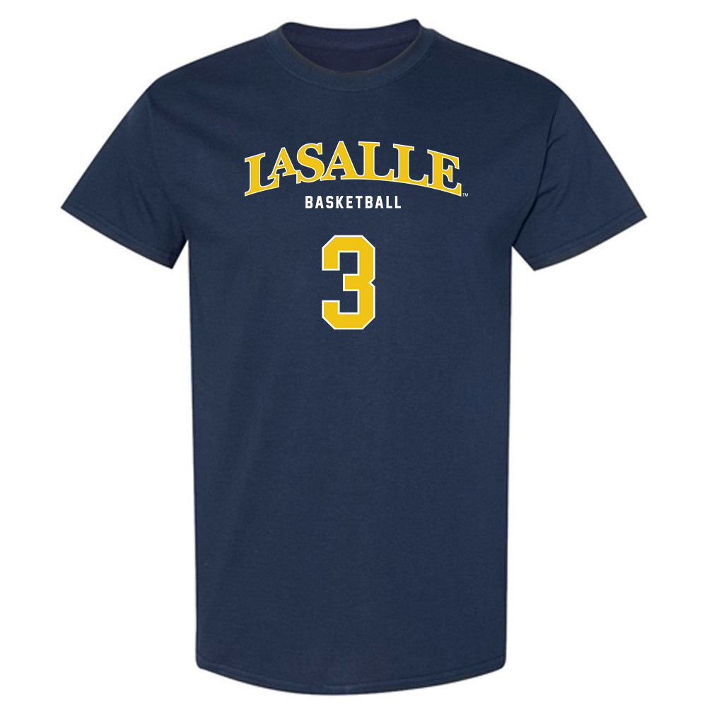 La Salle - NCAA Men's Basketball : Eric Acker - Sports Shersey T-Shirt-0