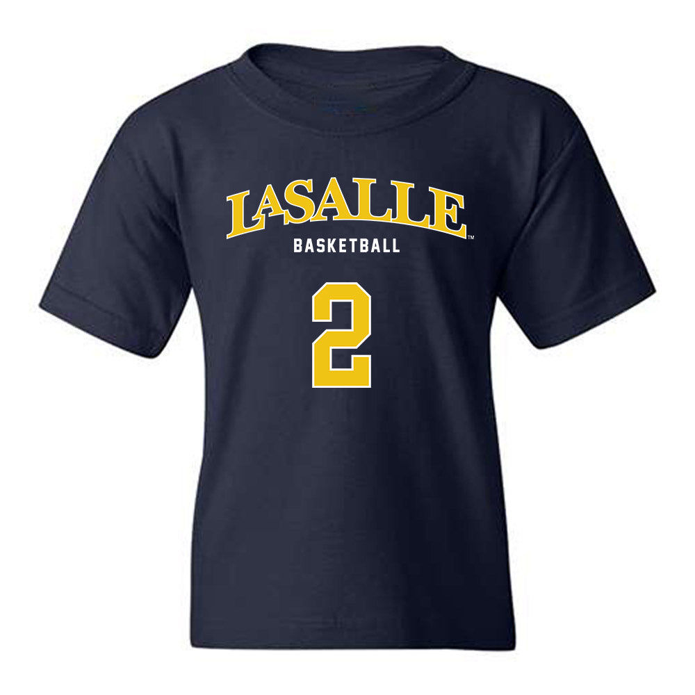 La Salle - NCAA Men's Basketball : Jaeden Marshall - Sports Shersey Youth T-Shirt-0