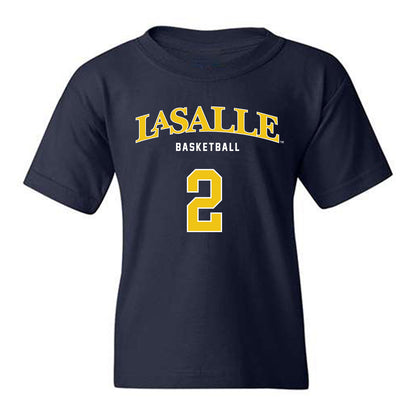 La Salle - NCAA Men's Basketball : Jaeden Marshall - Sports Shersey Youth T-Shirt-0
