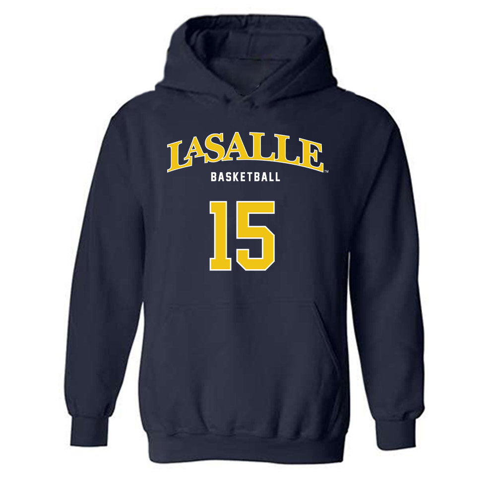 La Salle - NCAA Women's Basketball : Ashleigh Connor - Sports Shersey Hooded Sweatshirt-0