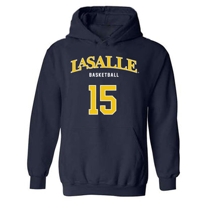 La Salle - NCAA Women's Basketball : Ashleigh Connor - Sports Shersey Hooded Sweatshirt-0
