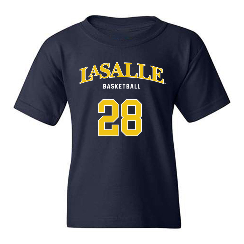 La Salle - NCAA Men's Basketball : Arlan Masharaliyev - Sports Shersey Youth T-Shirt-0