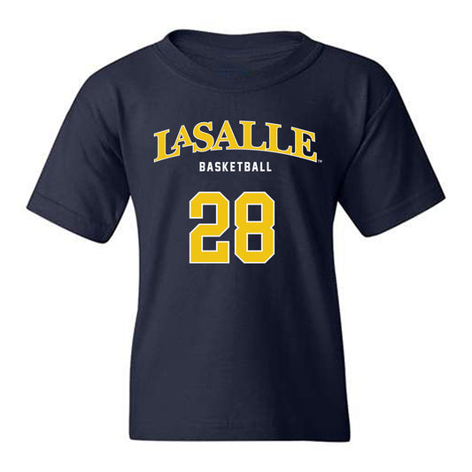 La Salle - NCAA Men's Basketball : Arlan Masharaliyev - Sports Shersey Youth T-Shirt-0