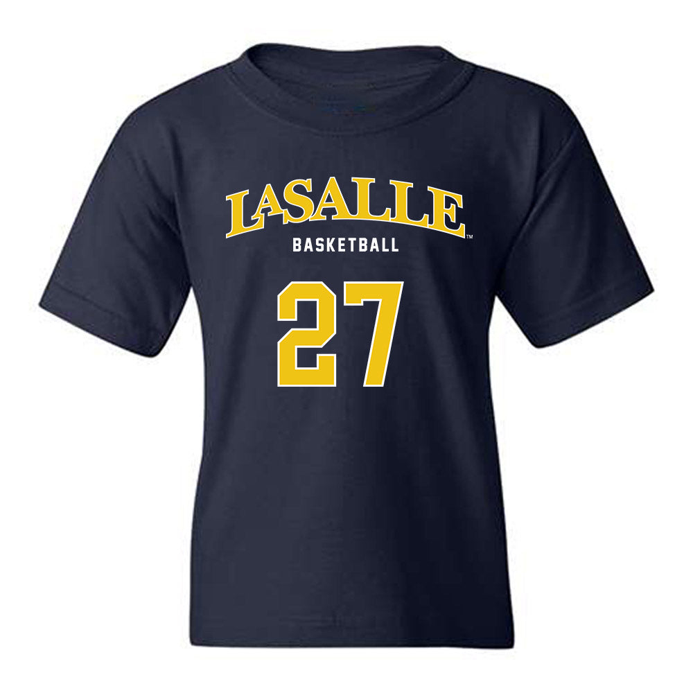 La Salle - NCAA Men's Basketball : Edwin Daniel - Sports Shersey Youth T-Shirt-0