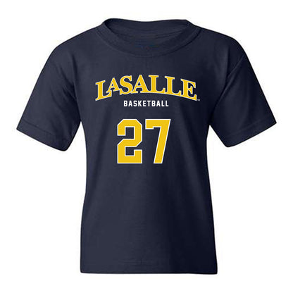 La Salle - NCAA Men's Basketball : Edwin Daniel - Sports Shersey Youth T-Shirt-0