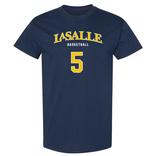 La Salle - NCAA Men's Basketball : Josiah Harris - Sports Shersey T-Shirt-0