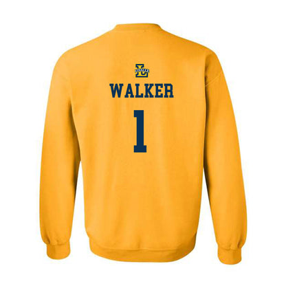 La Salle - NCAA Men's Basketball : Ashton Walker - Sports Shersey Crewneck Sweatshirt-1