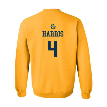 La Salle - NCAA Men's Basketball : Truth Harris - Sports Shersey Crewneck Sweatshirt-1