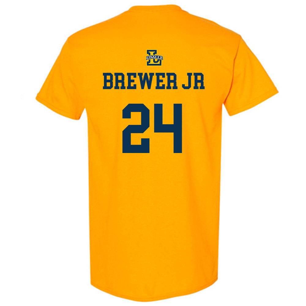La Salle - NCAA Men's Basketball : Jerome Brewer Jr - Sports Shersey T-Shirt-1