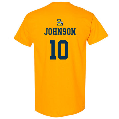 La Salle - NCAA Men's Basketball : Jaden Johnson - Sports Shersey T-Shirt-1