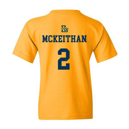 La Salle - NCAA Men's Basketball : Corey McKeithan - Sports Shersey Youth T-Shirt-1