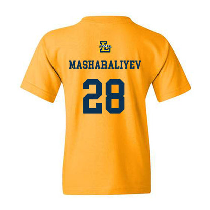 La Salle - NCAA Men's Basketball : Arlan Masharaliyev - Sports Shersey Youth T-Shirt-1