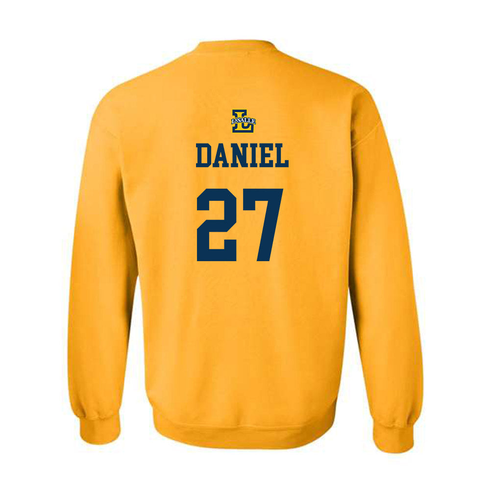 La Salle - NCAA Men's Basketball : Edwin Daniel - Sports Shersey Crewneck Sweatshirt-1