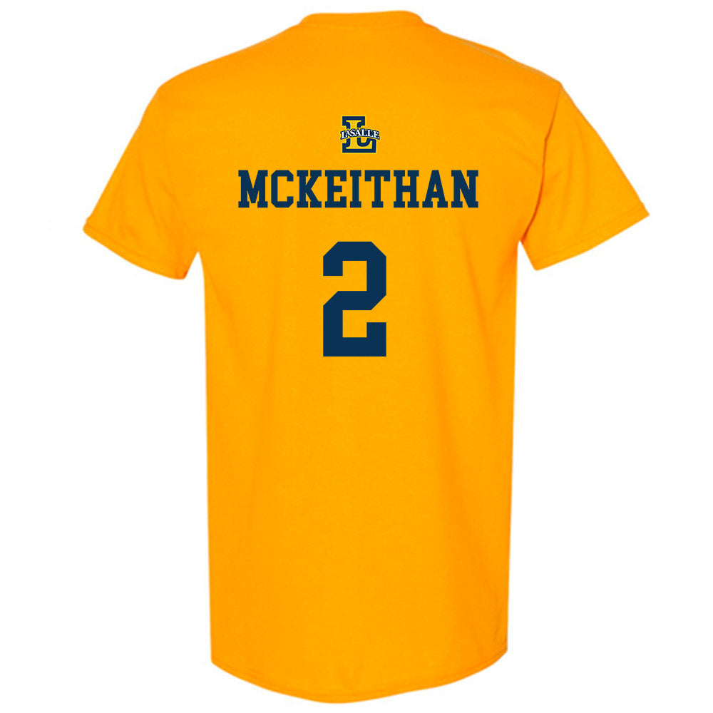 La Salle - NCAA Men's Basketball : Corey McKeithan - Sports Shersey T-Shirt-1
